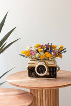 Vintage Ceramic Camera Planter