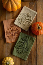 Embroidered Thanksgiving Tea Towels – Set of 3
