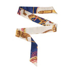 Silky Printed Twilly Bag Scarf