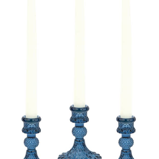 Vintage Taper Candle Holder - Set of 3
