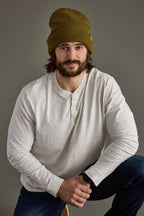 Olive Knit Beanie