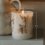 Gold Delft 12 oz Soy Candle - Home Decor