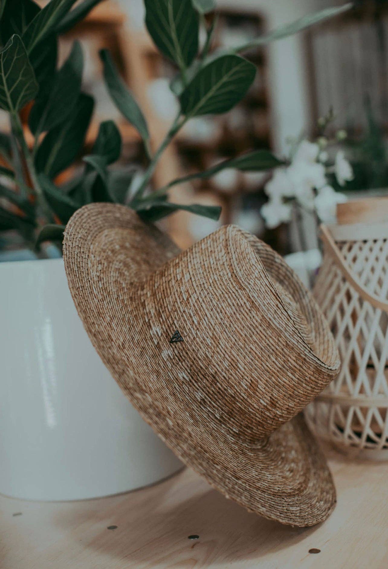 Sadie Palm Straw Rancher Hat – Wide Brim