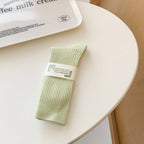 Macaron Cotton Crew Socks