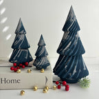 Twist Pines Trio - Concrete Holiday Trees | Christmas Decor