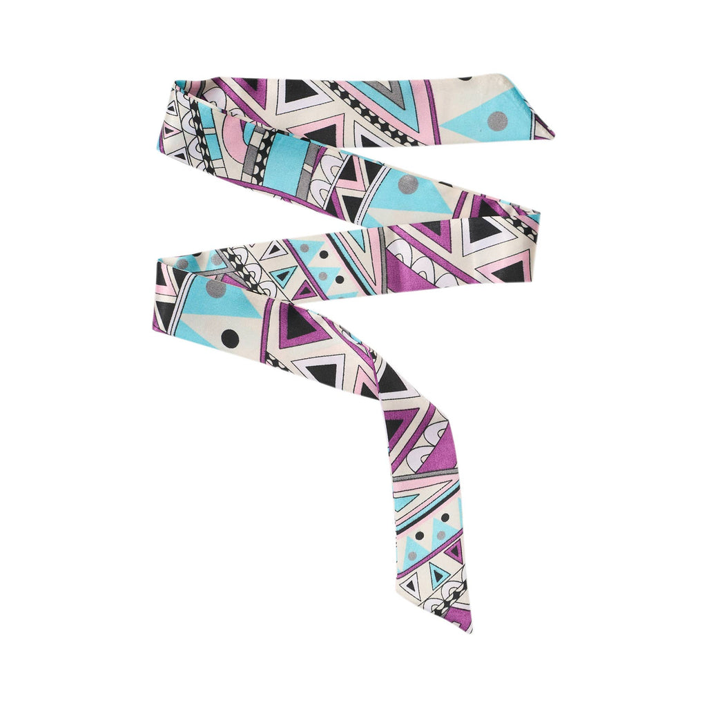 Silky Printed Twilly Bag Scarf
