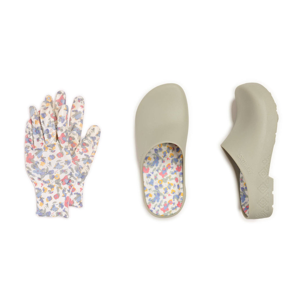 MUK LUKS Women's Spring Garden Clog via Glove Set