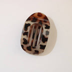Matte Oval Claw Clip - Tortoise