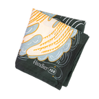 Luna Cotton Bandana – Teal & Orange