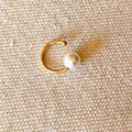 Delicate Pearl Ear Cuff - 18k Gold Filled