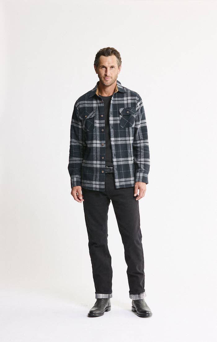 Men's Flannel Shirt + Thermal Crewneck 2-Pack – Heritage Navy
