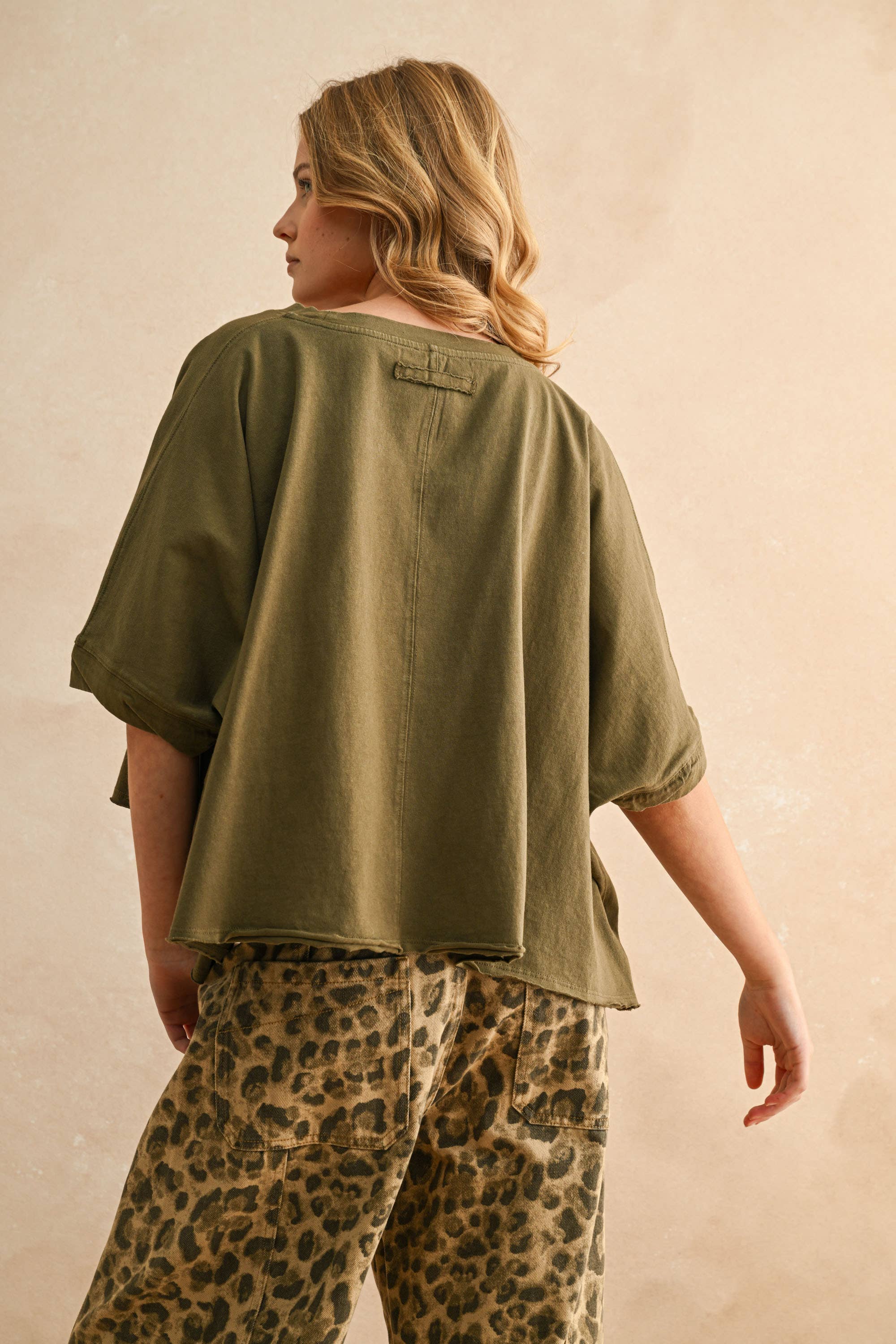 Bye & Wash Oversized Tee