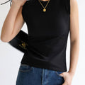 Cotton Round Neck Tank Top
