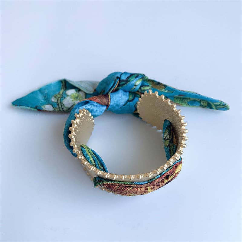 Vintage Matte Gold Bangle Bracelet