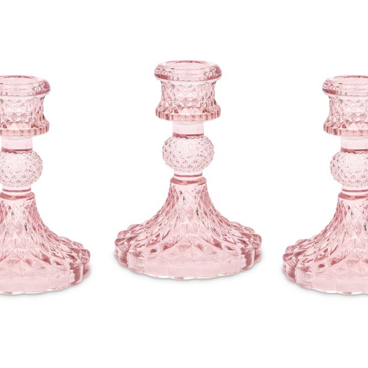 Vintage Taper Candle Holder - Set of 3