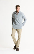 Men's Ultra Soft Quarter Zip Pullover – Slate Blue