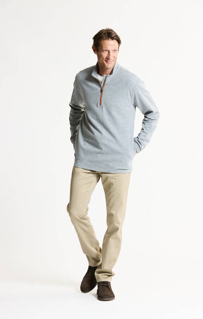 Men's Ultra Soft Quarter Zip Pullover – Slate Blue