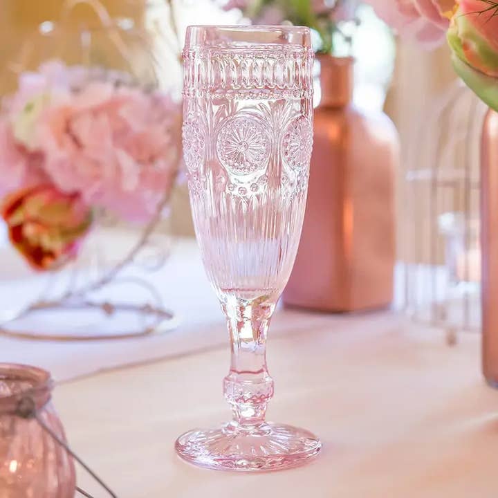 Vintage Style Glass Champagne