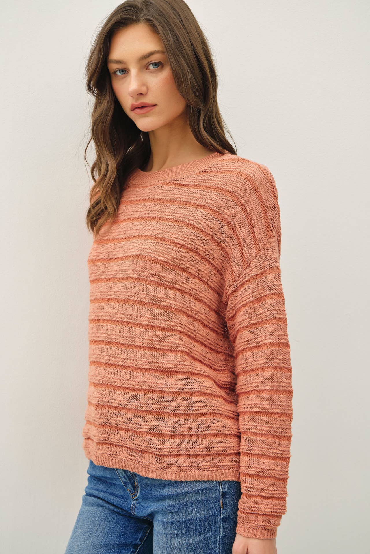 Lightweight Striped Beachy Sweater