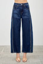 High Rise Barrel Jeans