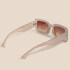 Luxe Thick Frame Rectangle Sunglasses