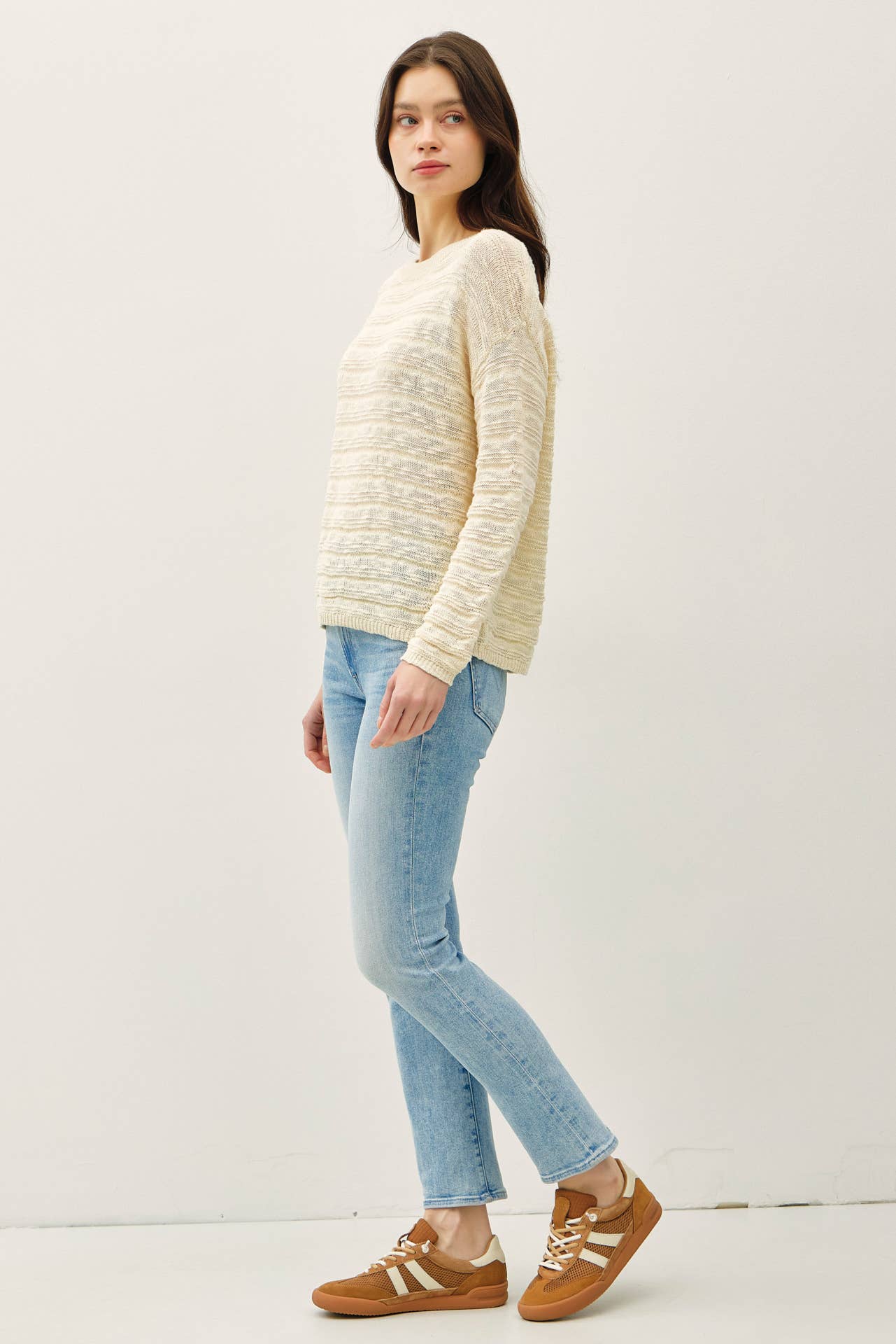 Lightweight Striped Beachy Sweater