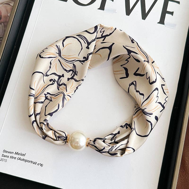 Lightweight Satin Neck Scarf