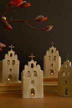 Clay Mission Luminary Candle Lantern