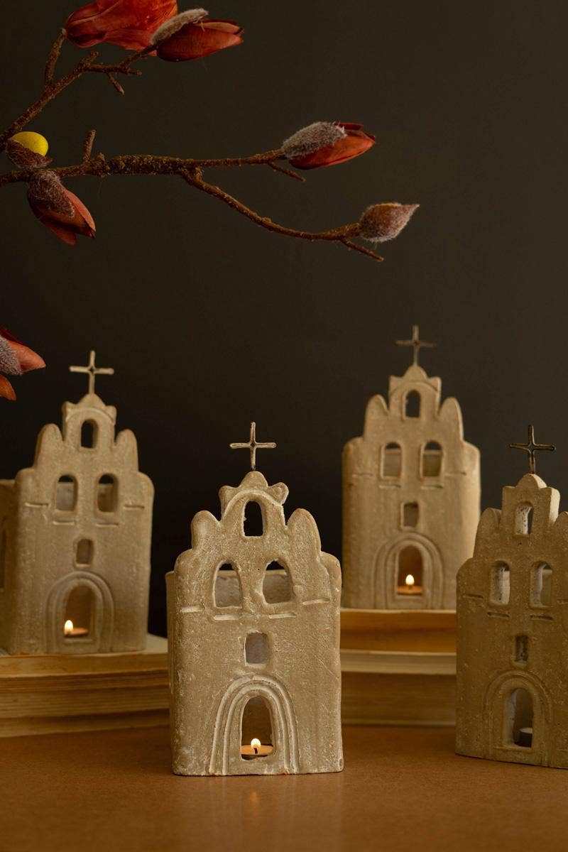 Clay Mission Luminary Candle Lantern