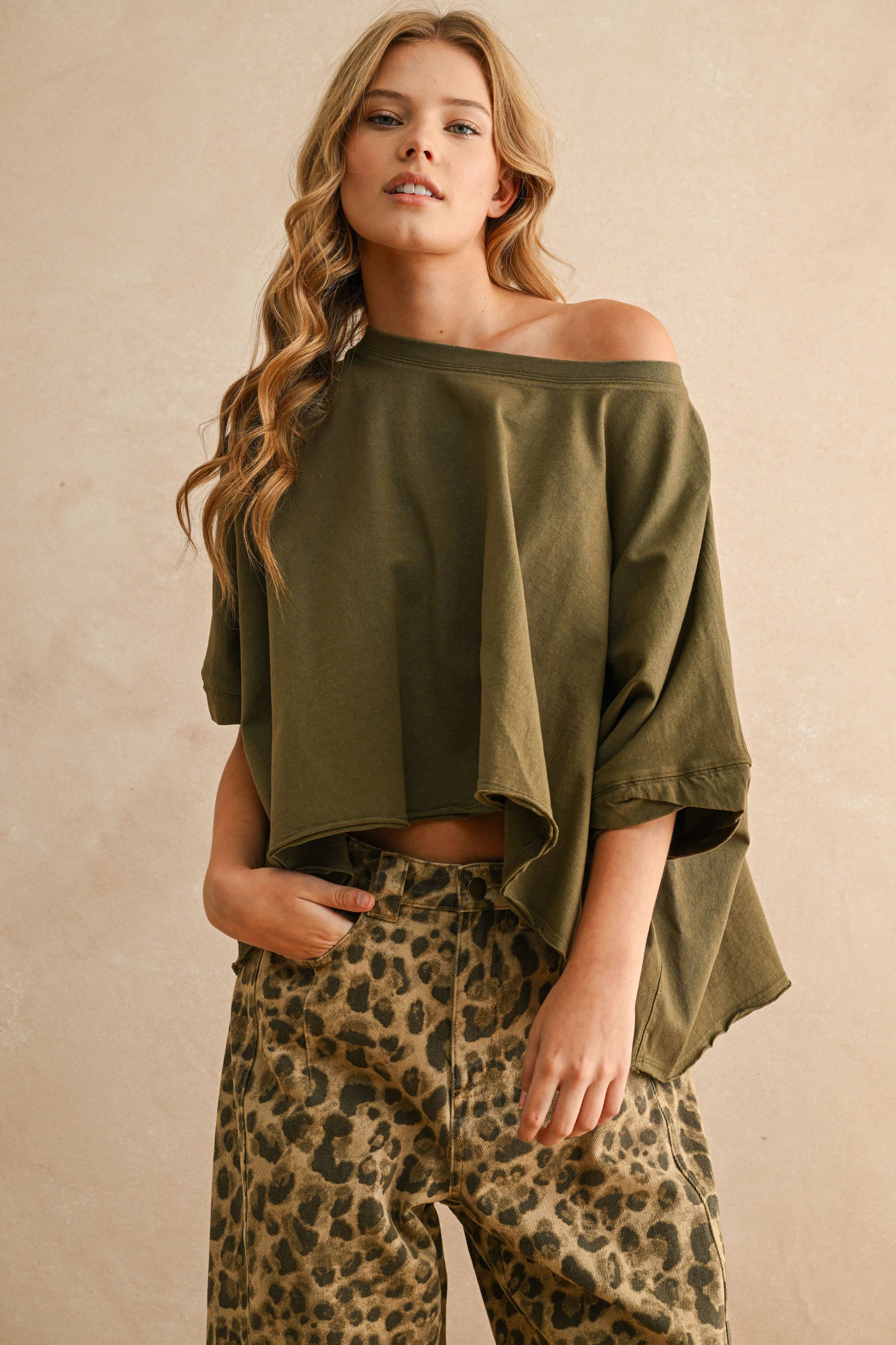 Bye & Wash Oversized Tee