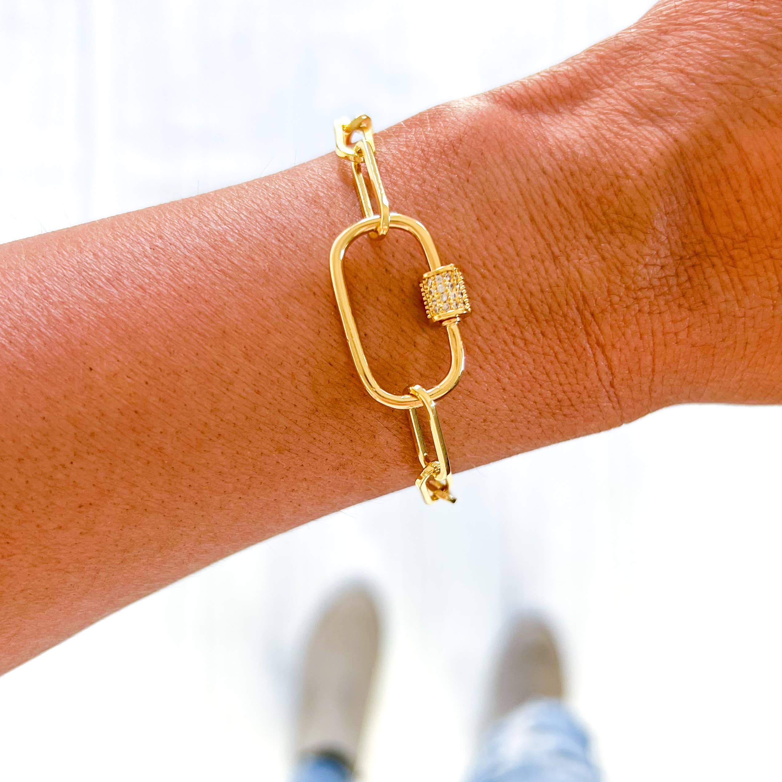 Gold Link Bracelets