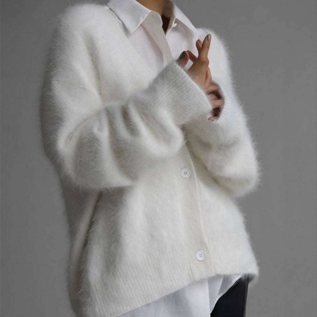 Cozy Faux Mink Cardigan