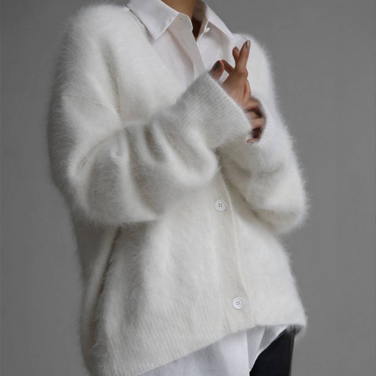 Cozy Faux Mink Cardigan