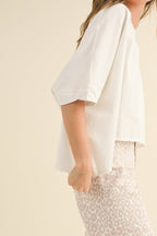 Bye & Wash Oversized Tee