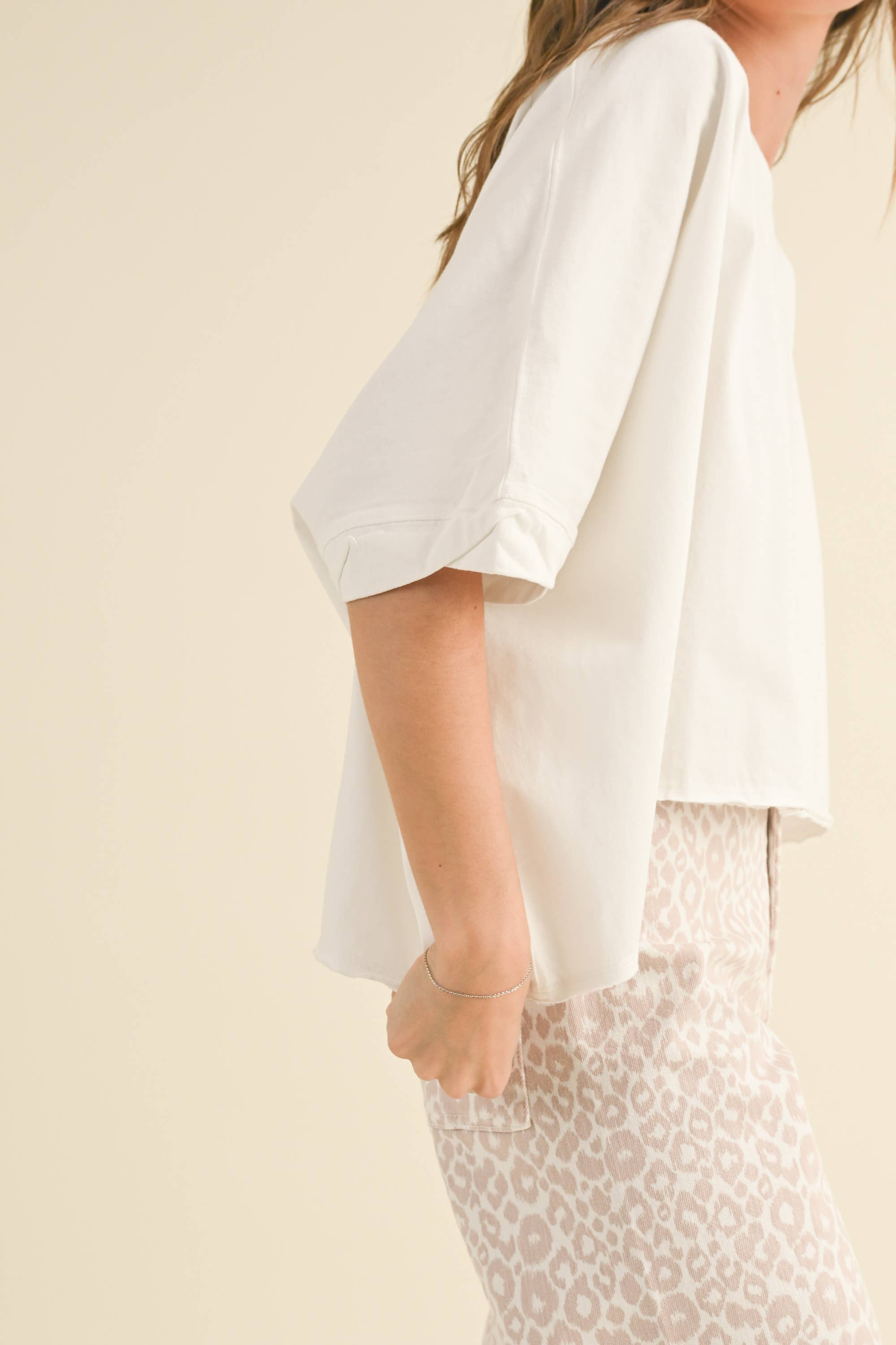 Bye & Wash Oversized Tee