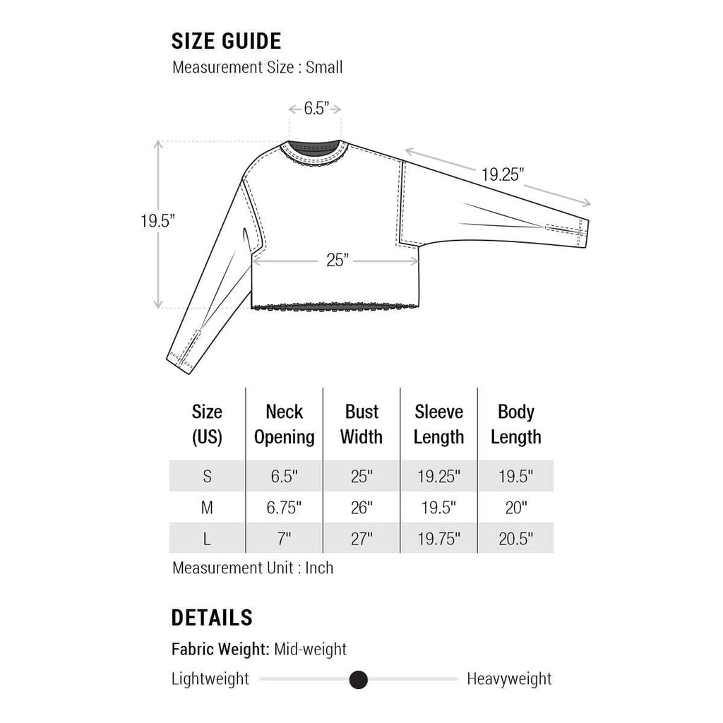 Blank Cropped Sweatshirt