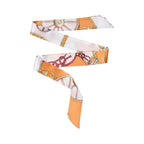 Silky Printed Twilly Bag Scarf