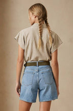 Soft Matte Drop Shoulder Blouse