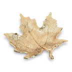 Gold Maple Leaf Trinket Tray