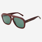 Voyager Oversized Acetate Aviator Sunglasses
