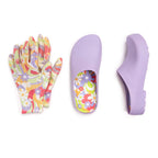 MUK LUKS Women's Spring Garden Clog via Glove Set