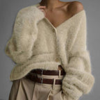 Cozy Faux Mink Cardigan