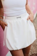 White Bubble Skirt