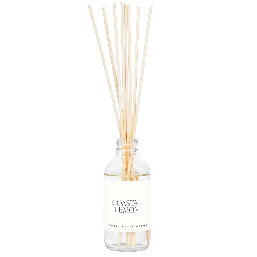 Coastal Lemon Reed Diffuser | Sweet Water Decor