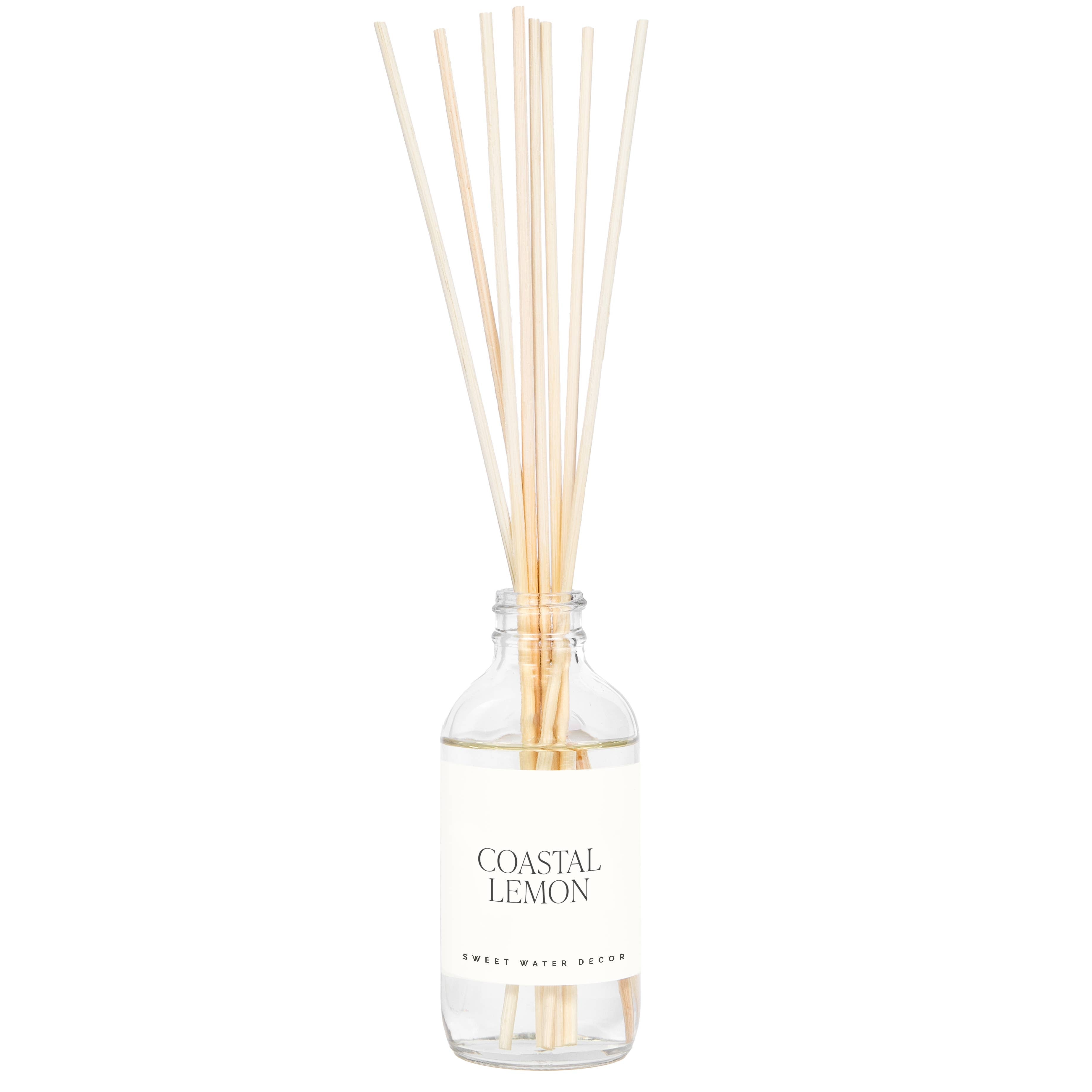 Coastal Lemon Reed Diffuser | Sweet Water Decor
