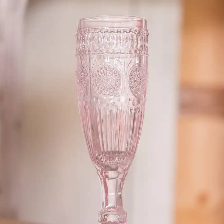 Vintage Style Glass Champagne