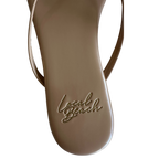 Glossy Flip Flops