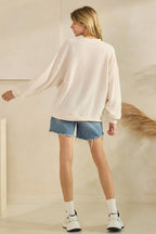 T-42123-CLOUDY KNIT WISCONSIN GRAPHIC SWEATSHIRT
