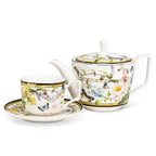 Butterfly Garden Cup & Saucer - 8oz Bone China