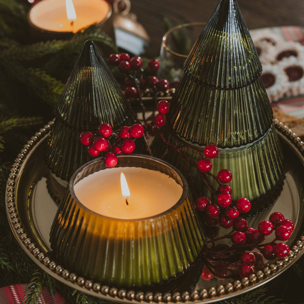 *NEW* Fraser Fir Soy Candle - 8.5 oz Glass Tree Jar